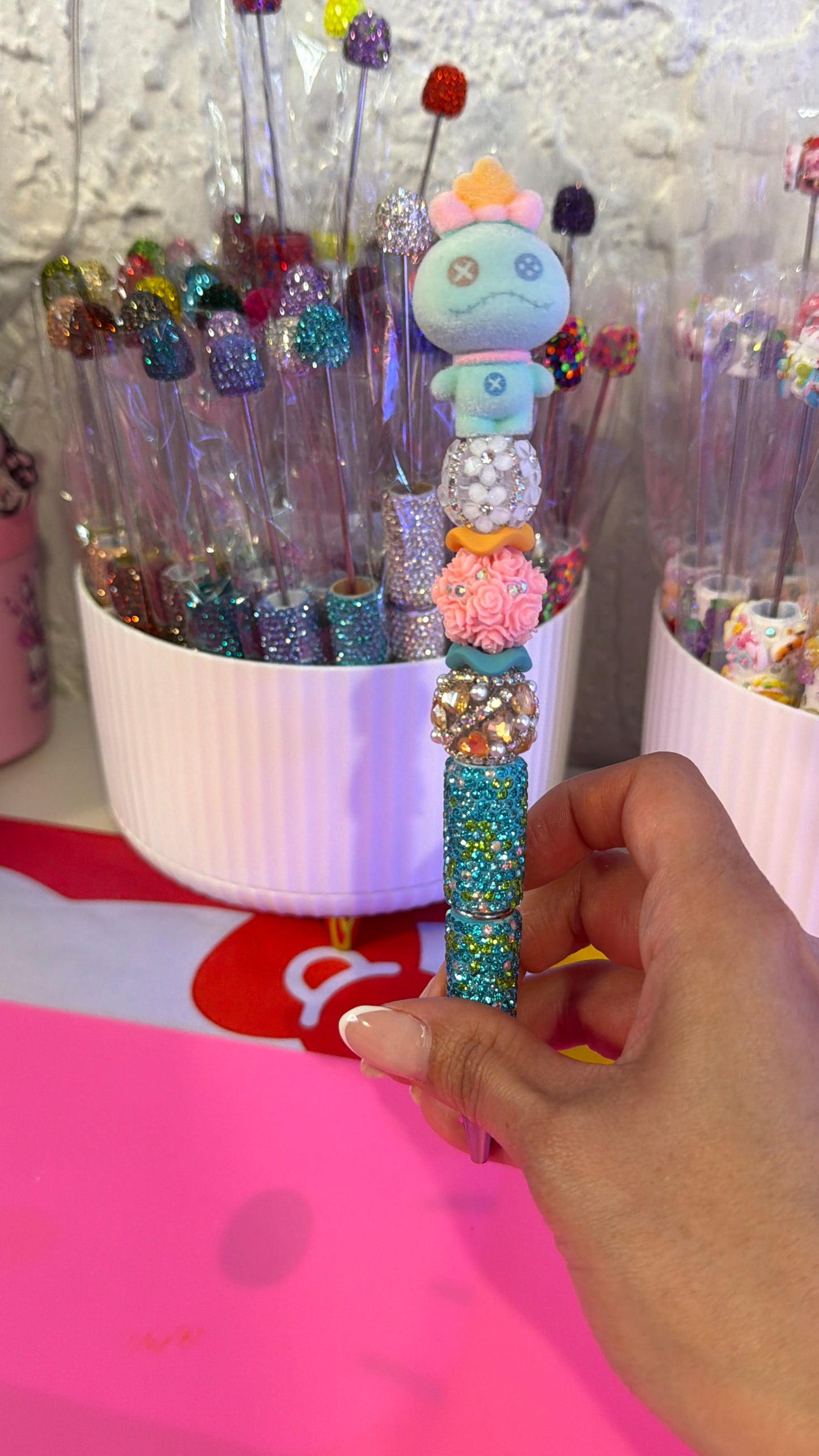 ✨ Custom Beaded Pens